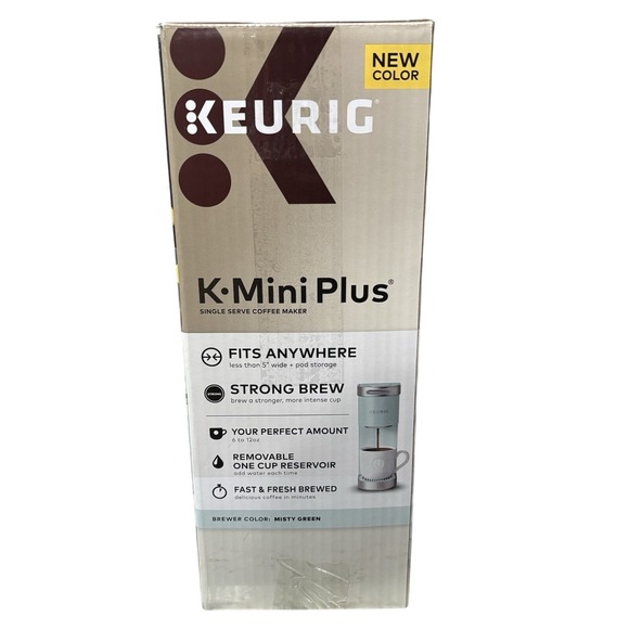 Keurig K-Mini Plus Single Serve K-Cup Pod Coffee Maker - Misty‎ Green - Picture 6 of 10